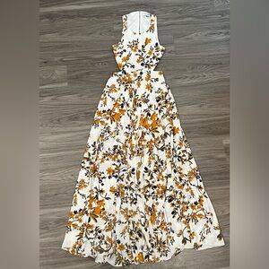Ali & Jay Bohemian Rhapsody Cream Floral Print Maxi Dress. Size:S. Gently Used.